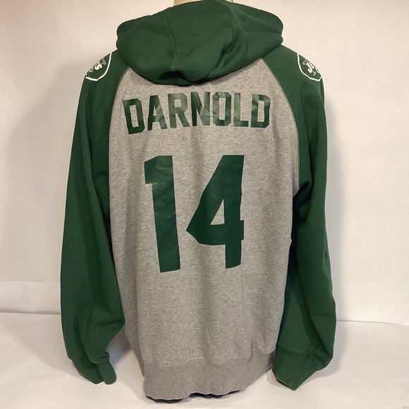 New York Jets number 14 Darnold Hoodie mens size large - Picture 4 of 9